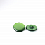 Пуговица пальтовая / костюмная пластик на ножке зеленый 20 мм