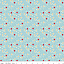 Ткань хлопок пэчворк голубой, мелкий цветочек ягоды и фрукты, Riley Blake (арт. 244576)
