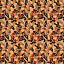 Ткань хлопок для пэчворка коричневый, еда и напитки необычные, Blank Quilting (арт. 249702)