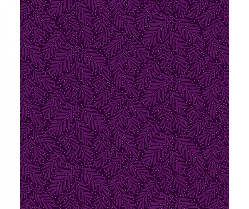 Ткань хлопок пэчворк фиолетовый, флора, Benartex (арт. 10427P60B)