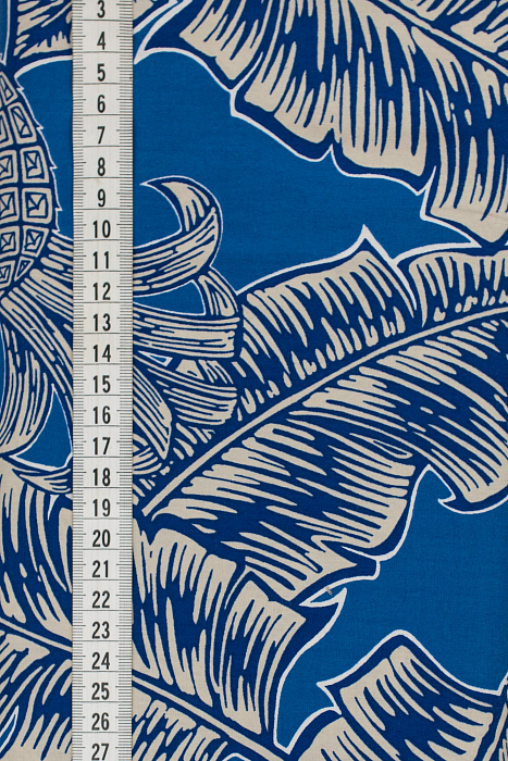 Ткань хлопок пэчворк синий, фактура, ALFA (арт. 232259)