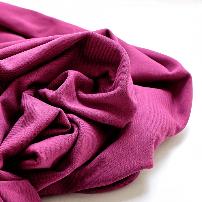 Ткань трикотаж домашний текстиль фиолетовый, однотонная, Stof (арт. 22-016)