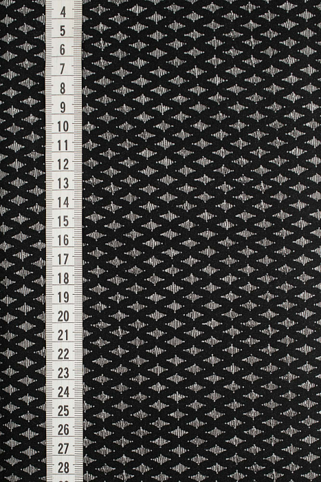 Ткань хлопок пэчворк белый черный, геометрия, ALFA (арт. 246319)