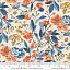 Ткань хлопок пэчворк разноцветные, цветы, Moda (арт. 30700 11)