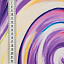 Ткань хлопок пэчворк разноцветные, необычные завитки, ALFA (арт. AL-3491)