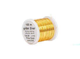 Нить для вышивания Madeira 9664G GoldenSilver 100 м золото