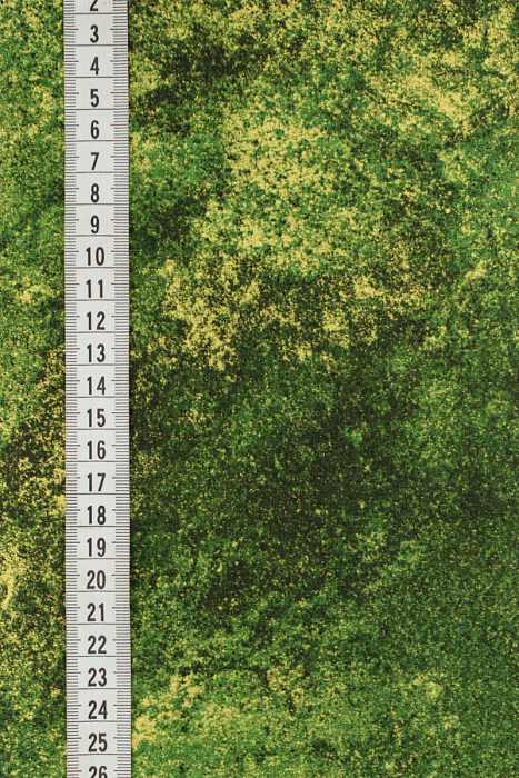 Ткань хлопок пэчворк желтый зеленый, муар, ALFA (арт. 212915)