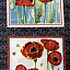 Ткань хлопок пэчворк разноцветные, цветы, Studio E (арт. AL-12336)