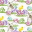 Ткань хлопок для пэчворка для одежды разноцветные, животные, Blank Quilting (арт. 9422-44)