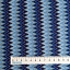 Ткань хлопок для пэчворка для одежды синий, геометрия шеврон, Windham Fabrics (арт. 53702M-7)