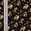 Ткань вельвет плательные ткани коричневый, мелкий цветочек цветы, ALFA C (арт. 247044-17)