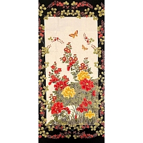 Панель 100% хлопок [Lotus-CM5560]-Black-Red