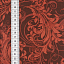 Ткань хлопок пэчворк красный бордовый, цветы фактура, ALFA (арт. 225581)