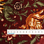 Ткань хлопок пэчворк бордовый, цветы, Moda (арт. 9700 13)