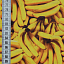 Ткань хлопок пэчворк желтый, ягоды и фрукты, Windham Fabrics (арт. 51891D-X)