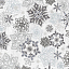 Ткань хлопок пэчворк серый серебро, новый год, Robert Kaufman (арт. )