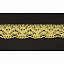 Кружево вязаное хлопковое Alfa AF-097-010 13 мм желтый