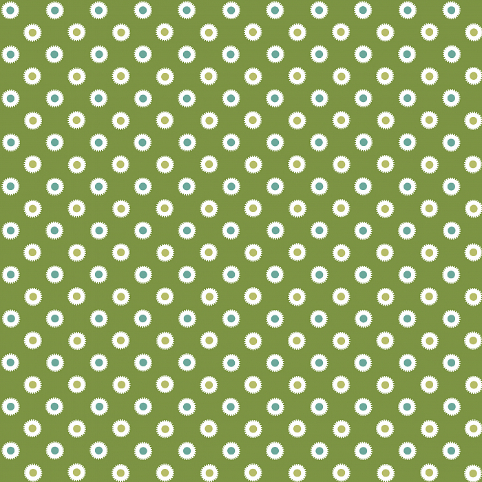Ткань хлопок пэчворк зеленый, горох и точки, Windham Fabrics (арт. 134215)