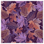 Ткань хлопок пэчворк фиолетовый, природа осень, Blank Quilting (арт. 1795-55)