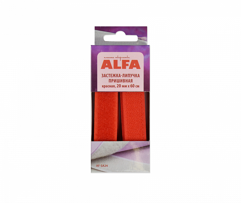 Контактная лента Alfa AF-SA24 20 мм х 60 см, красный
