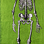 Ткань хлопок пэчворк зеленый, хеллоуин, ALFA (арт. П115)