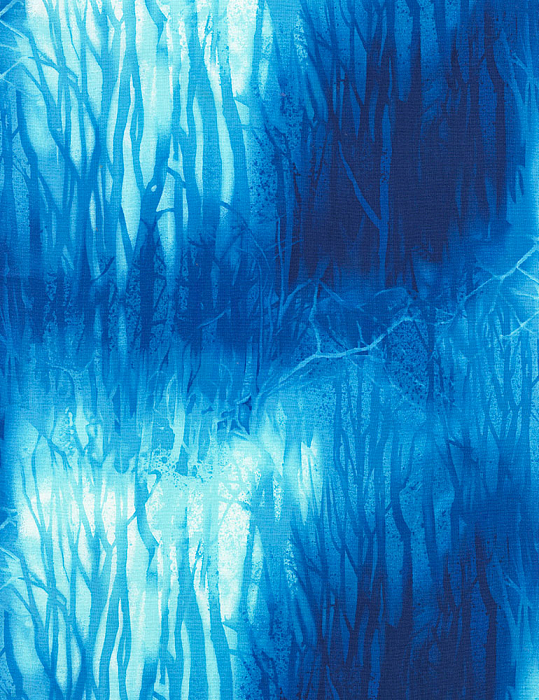Ткань хлопок пэчворк синий голубой, фактура природа, Timeless Treasures (арт. 249259)