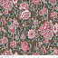 Ткань хлопок пэчворк коричневый, цветы флора, Riley Blake (арт. C10008-CAROLINE)