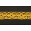 Кружево вязаное хлопковое Alfa AF-197-015 30 мм желтый