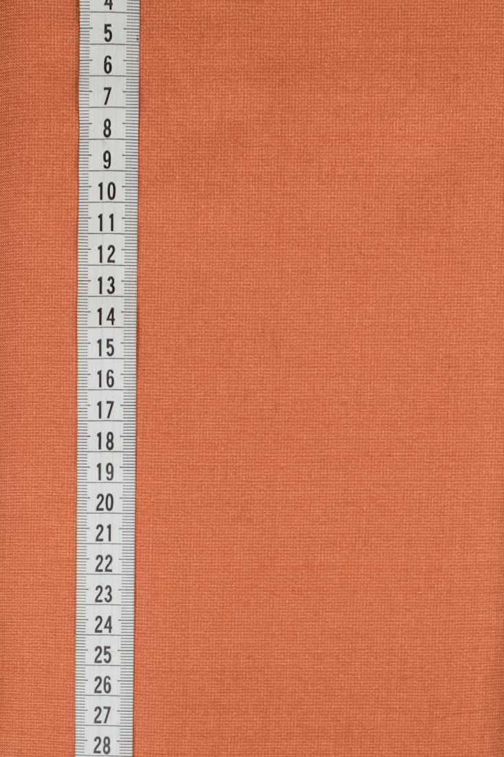 Ткань хлопок для пэчворка коралловый, однотонная, ALFA (арт. 232307)