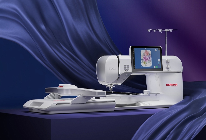 Презентация швейно-вышивальной машины Bernina 990