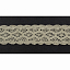 Кружево вязаное хлопковое Alfa AF-043-122 47 мм серый лен