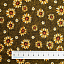 Ткань хлопок пэчворк коричневый, цветы ферма, Benartex (арт. 13057-44)