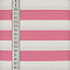 Ткань хлопок пэчворк розовый белый, полоски, ALFA (арт. 232142)