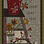 Ткань хлопок пэчворк серый бордовый, цветы ферма, Henry Glass (арт. 237065)