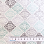 Ткань хлопок пэчворк серый, геометрия завитки винтаж, Benartex (арт. 6973-14)