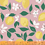 Ткань хлопок пэчворк розовый, ягоды и фрукты флора, Windham Fabrics (арт. 51322-4)