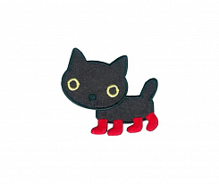 Нашивка термоклеевая Нашивка.РФ «Котенок в красных носочках»