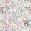Ткань хлопок пэчворк розовый, детская тематика, Michael Miller (арт. DC7939-BLOM-D)