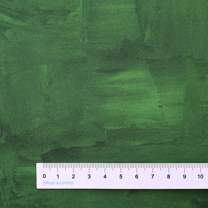 Ткань хлопок пэчворк зеленый, фактура, FreeSpirit (арт. PWSP018.GREEN)