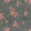 Ткань хлопок пэчворк зеленый розовый серый, надписи цветы завитки винтаж розы, Lecien (арт. 231709)