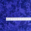 Ткань хлопок пэчворк синий, фактура флора, Blank Quilting (арт. 2311-50)