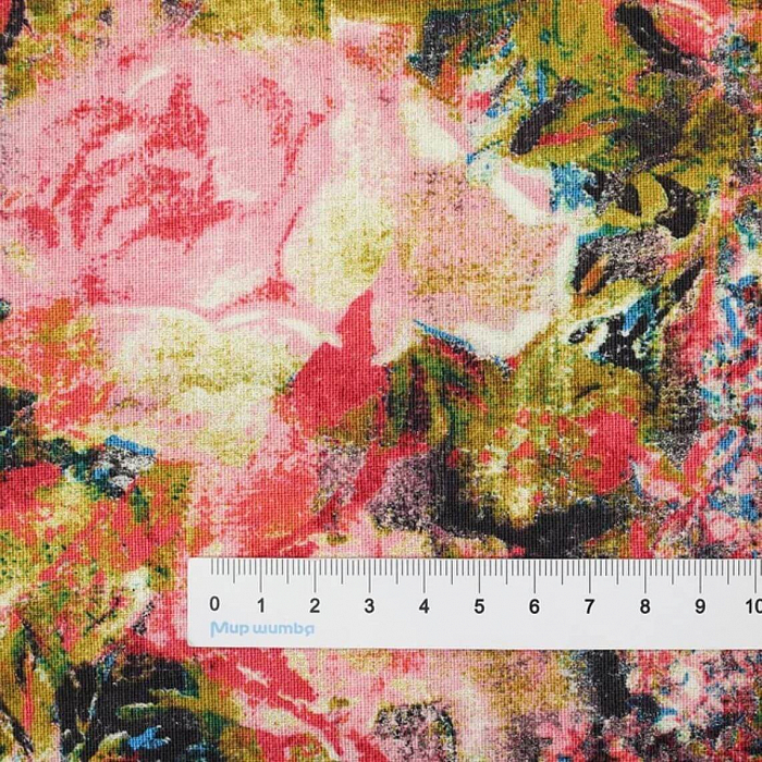 Ткань хлопок пэчворк разноцветные, цветы, FreeSpirit (арт. CCTH002.MULTI)