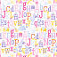 Ткань фланель пэчворк разноцветные, детская тематика, Windham Fabrics (арт. 250744)