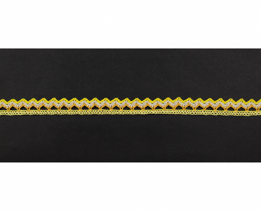 Кружево вязаное хлопковое Mauri Angelo R1451/PL/17 14,5 мм