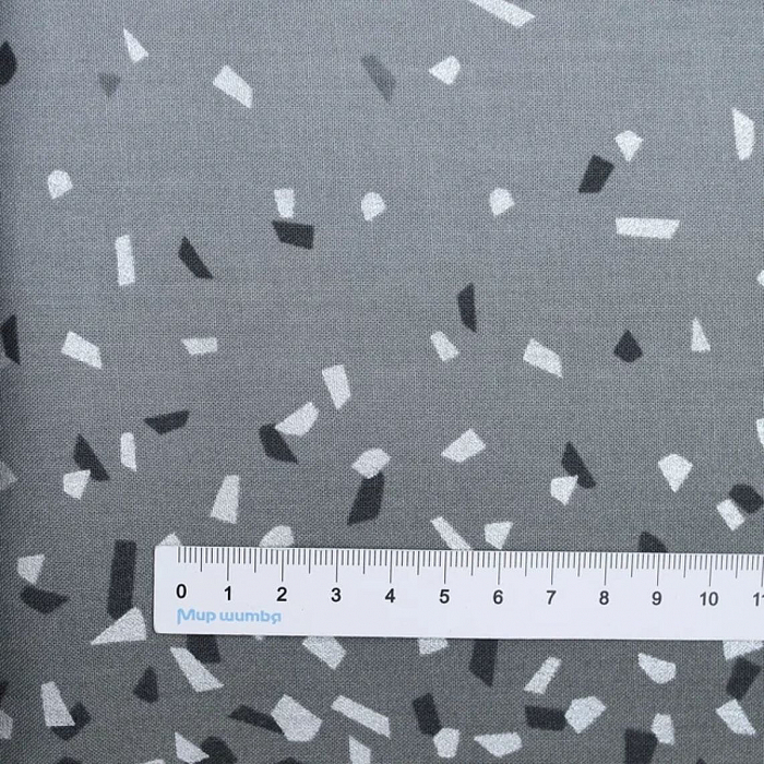 Ткань хлопок пэчворк серый, фактура, Studio E (арт. 5086-90P)
