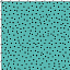 Ткань хлопок пэчворк бирюзовый, горох и точки, Loralie (арт. 209819)
