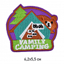 Термоаппликация «Family Camping»