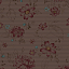 Ткань хлопок пэчворк коричневый бордовый, цветы клетка, Henry Glass (арт. 237052)
