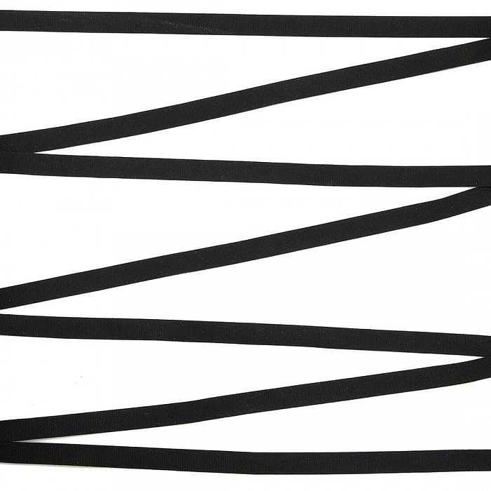 Тесьма эластичная ПРОТОС латексная 7 мм черный