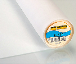 Тканый клеевой прокладочный флизелин Freundenberg G785 белый
